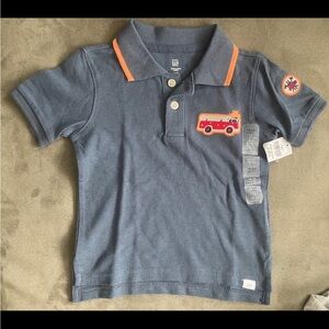 2/$12 NWT GAP fire truck shirt